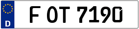 Truck License Plate